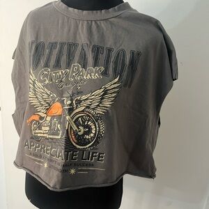 SHEIN Charcoal Gray Tee